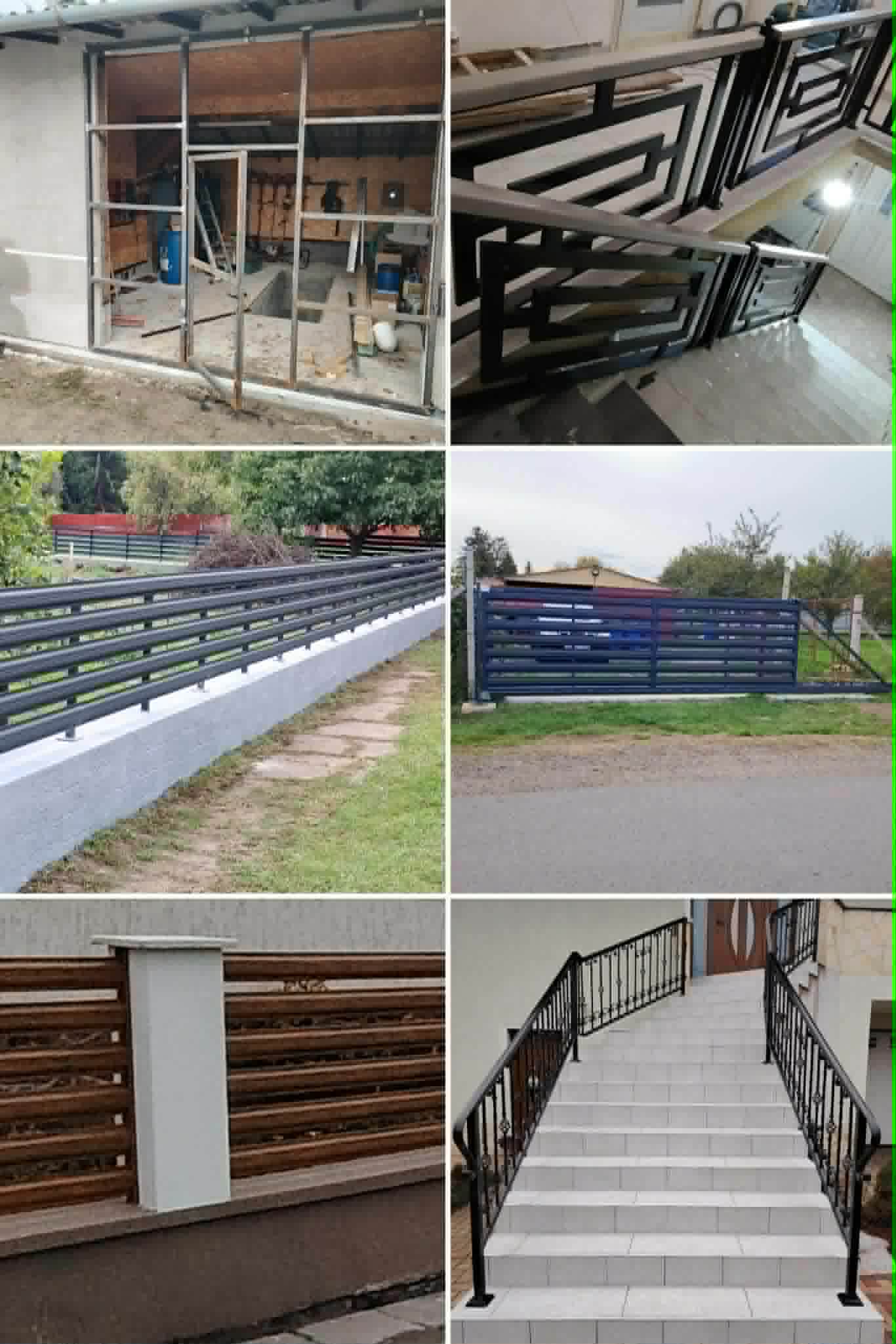 Modern kerítés